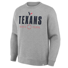 Houston Texans Direct Handoff Legacy Pullover Sweatshirt - Heather Gray for sale