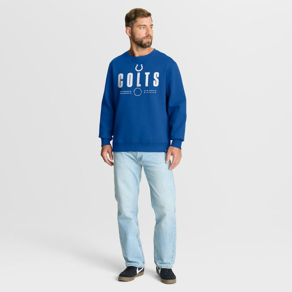 Indianapolis Colts Direct Handoff Legacy Pullover Sweatshirt - Royal on sale