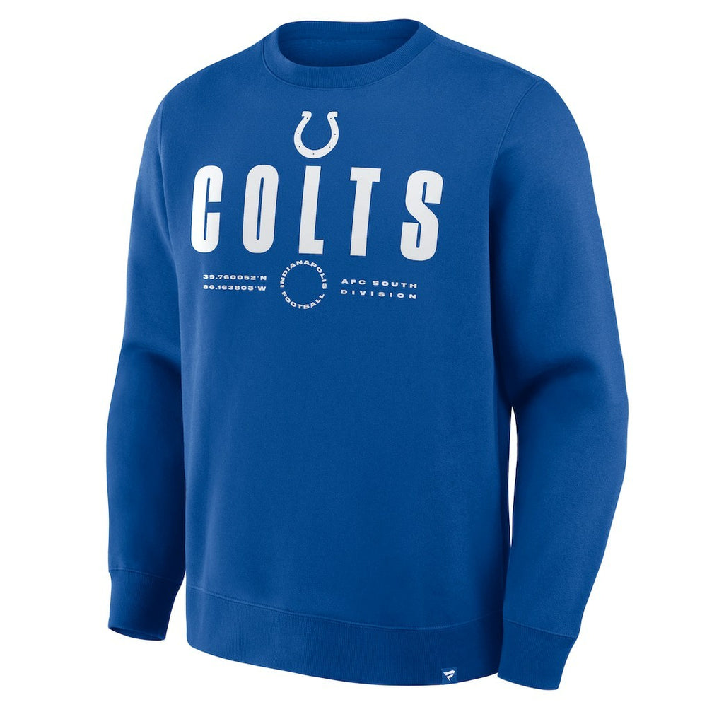 Indianapolis Colts Direct Handoff Legacy Pullover Sweatshirt - Royal on sale