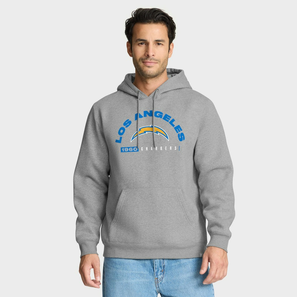 Los Angeles Chargers Delay of Game Legacy Pullover Hoodie - Heather Gray for sale