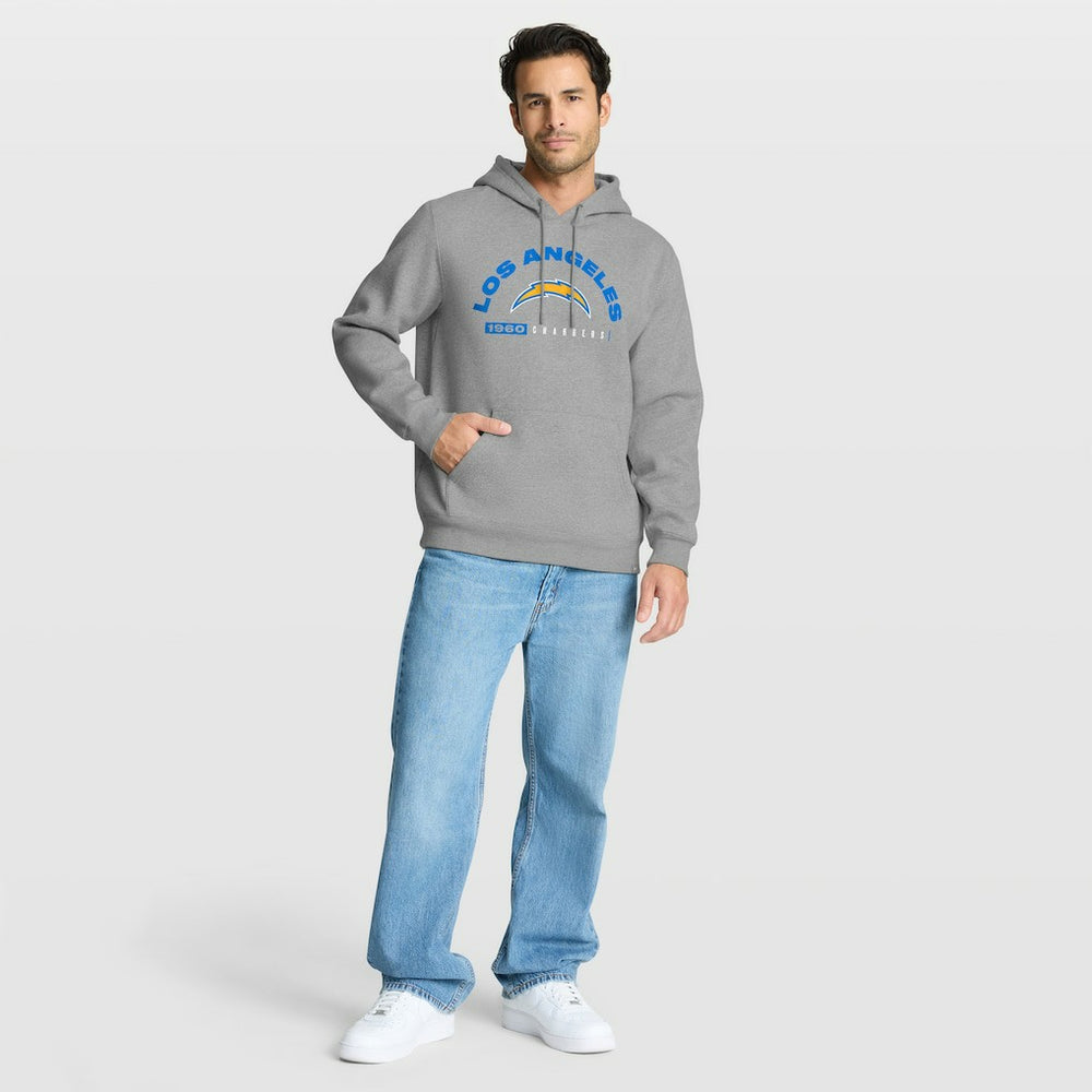 Los Angeles Chargers Delay of Game Legacy Pullover Hoodie - Heather Gray for sale