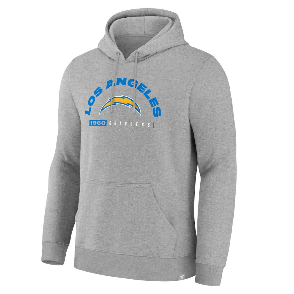 Los Angeles Chargers Delay of Game Legacy Pullover Hoodie - Heather Gray for sale