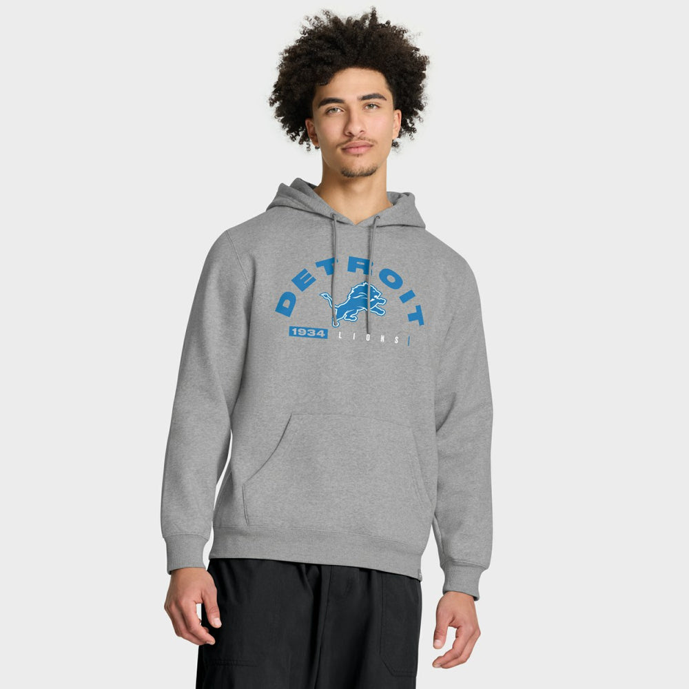 Detroit Lions Delay of Game Legacy Pullover Hoodie - Heather Gray discount