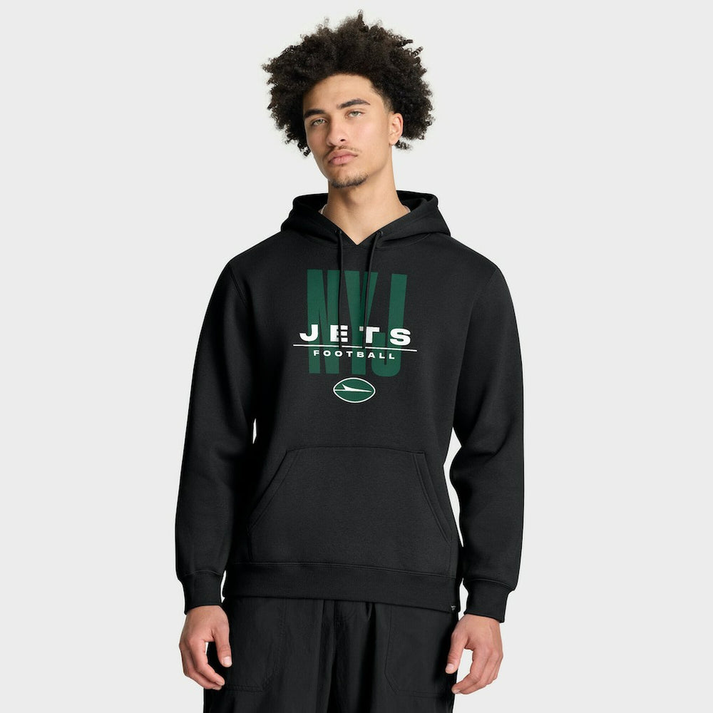 New York Jets Right Tackle Legacy Pullover Hoodie - Black on sale