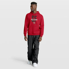 San Francisco 49ers Right Tackle Legacy Pullover Hoodie - Scarlet online