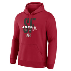 San Francisco 49ers Right Tackle Legacy Pullover Hoodie - Scarlet online