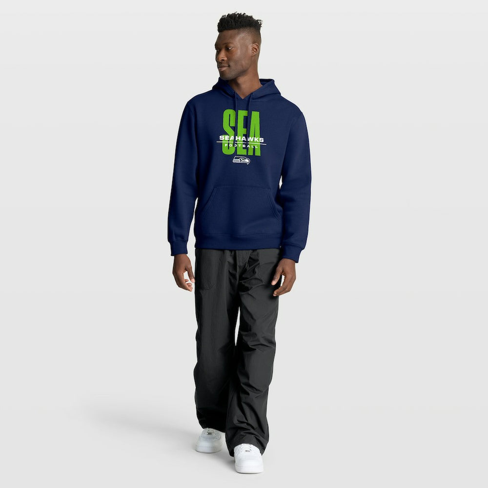 Seattle Seahawks Right Tackle Legacy Pullover Hoodie - College Navy discount