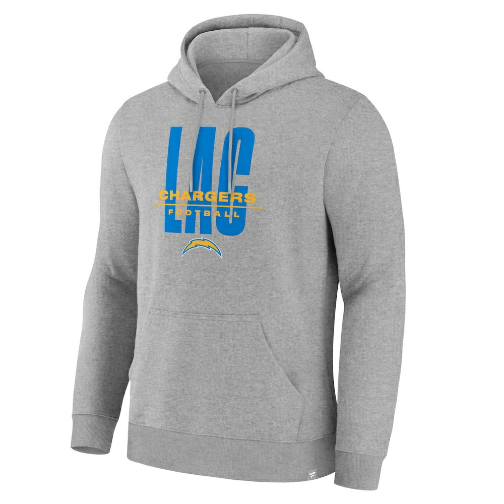 Los Angeles Chargers Right Tackle Legacy Pullover Hoodie - Heather Gray for sale