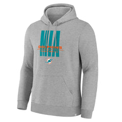 Miami Dolphins Right Tackle Legacy Pullover Hoodie - Heather Gray online