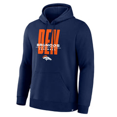 Denver Broncos Right Tackle Legacy Pullover Hoodie - Navy outlet