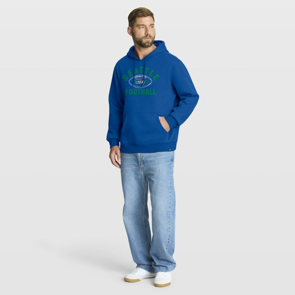 Seattle Seahawks Fumblerooski Legacy Pullover Hoodie - Royal on sale