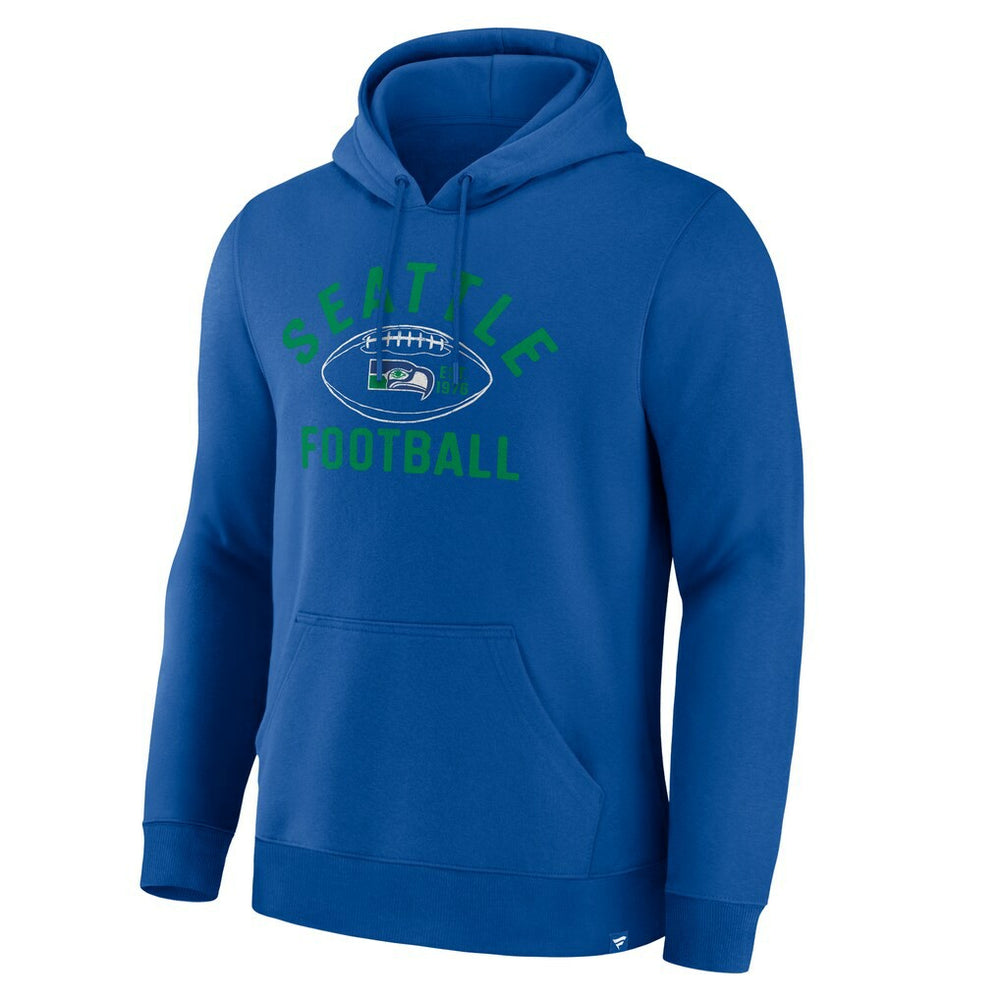 Seattle Seahawks Fumblerooski Legacy Pullover Hoodie - Royal on sale