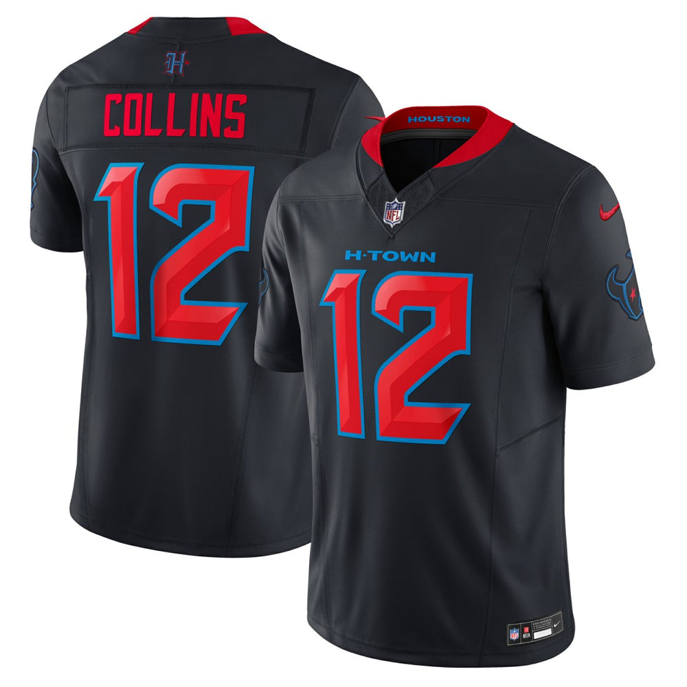 Nico Collins Houston Texans Alternate 2 Vapor F.U.S.E. Limited Jersey - Navy sale