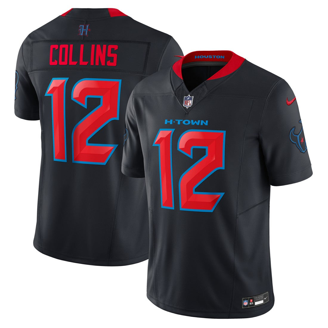Nico Collins Houston Texans Alternate 2 Vapor F.U.S.E. Limited Jersey - Navy sale