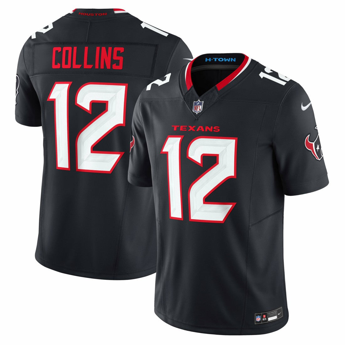 Nico Collins Houston Texans Team Vapor F.U.S.E. Limited Jersey - Navy for sale