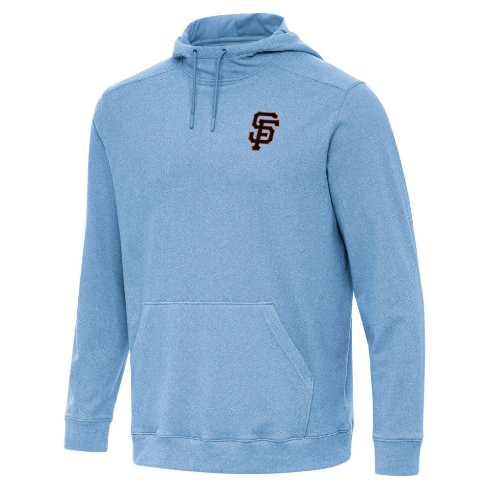 San Francisco Giants Antigua Cloud Pullover Hoodie Heather Powder Blue
