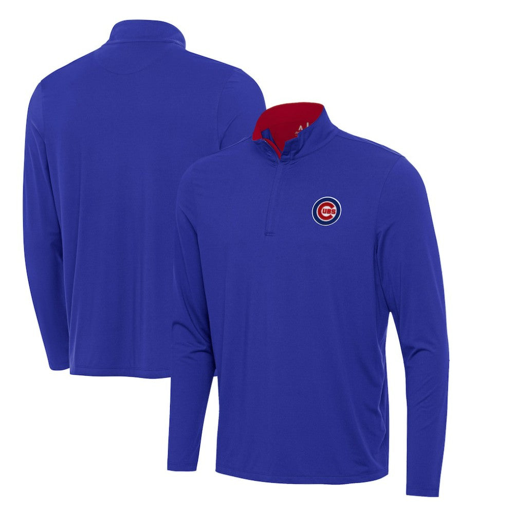 Chicago Cubs Antigua Content Quarter-Zip Top Royal