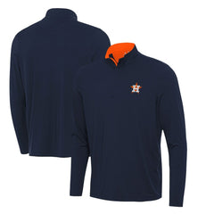 Houston Astros Antigua Content Quarter-Zip Top Navy