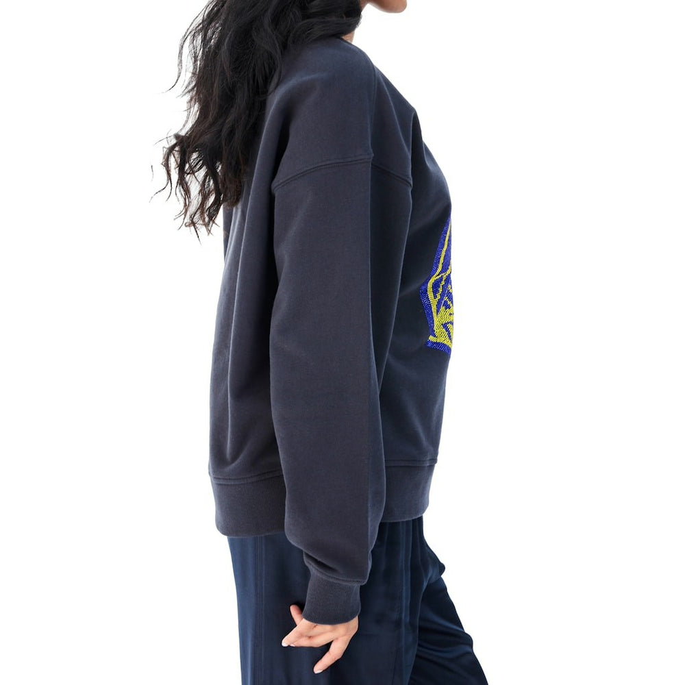 Golden State Warriors Terez Women's Gemstone Logo Pullover Sweatshirt sale - Black outlet