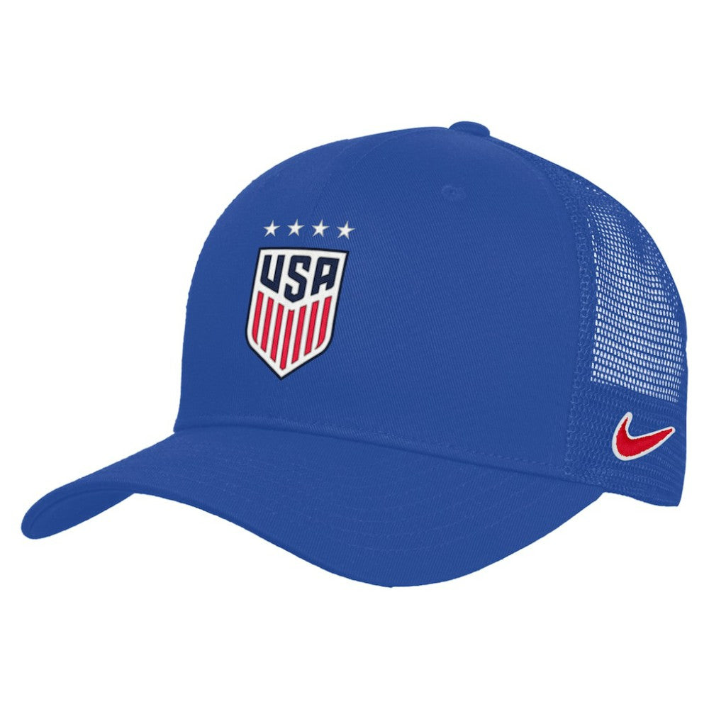 USWNT Unisex Rise Adjustable Trucker Hat - Blue discount