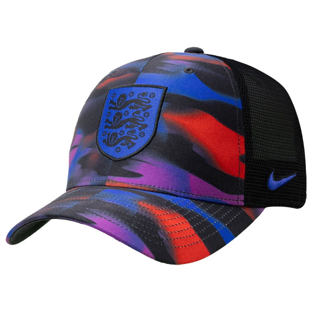England National Team Unisex Rise Printed Trucker Adjustable Hat - Black shop