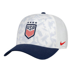 USWNT Unisex Rise Printed Trucker Adjustable Hat - White cheap