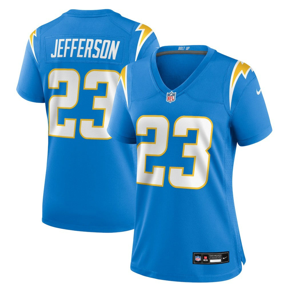 Tony Jefferson Los Angeles Chargers Women's Team Game Jersey - Powder Blue discount