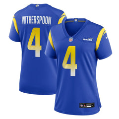 Ahkello Witherspoon Los Angeles Rams Women's Team Game Jersey - Royal for sale