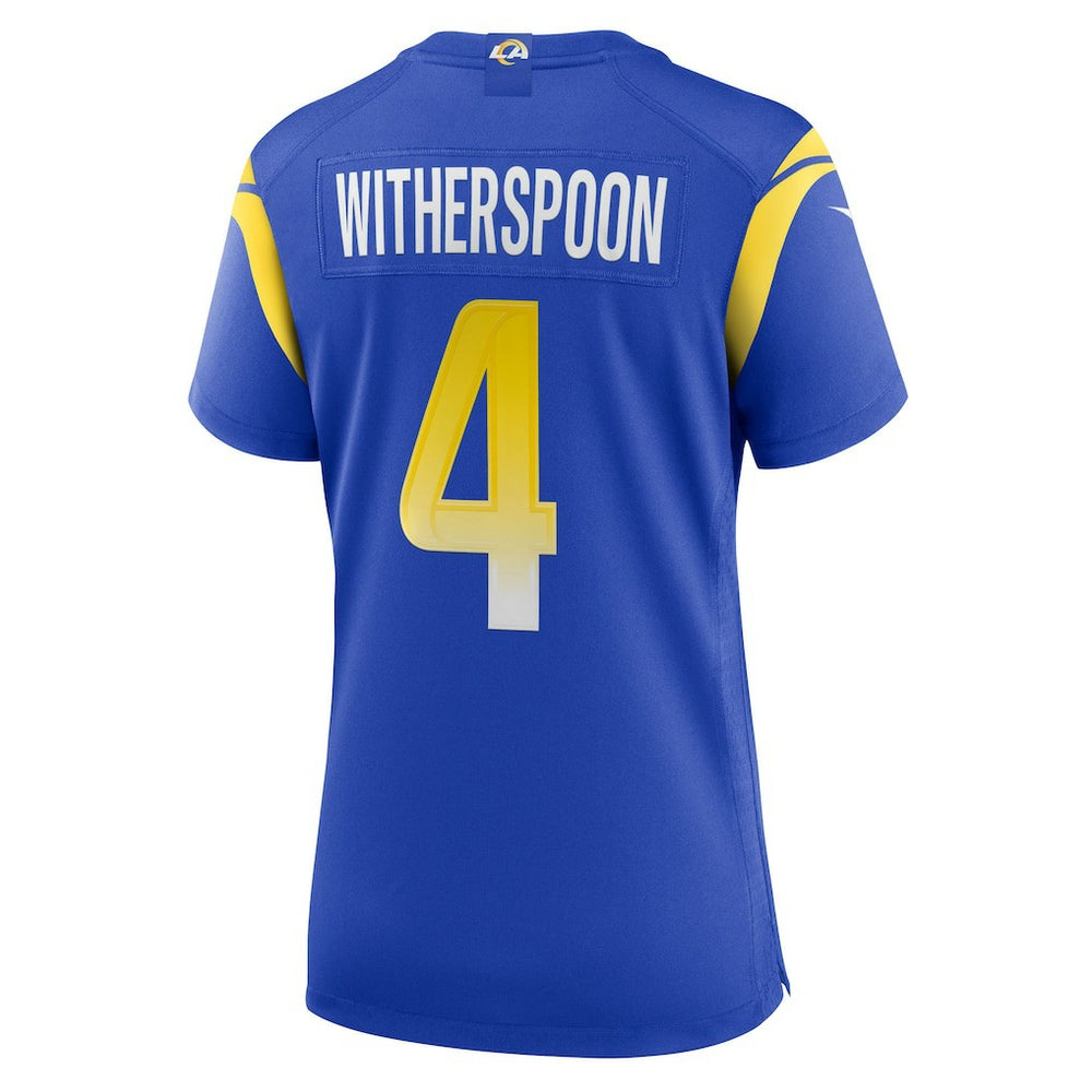 Ahkello Witherspoon Los Angeles Rams Women's Team Game Jersey - Royal for sale