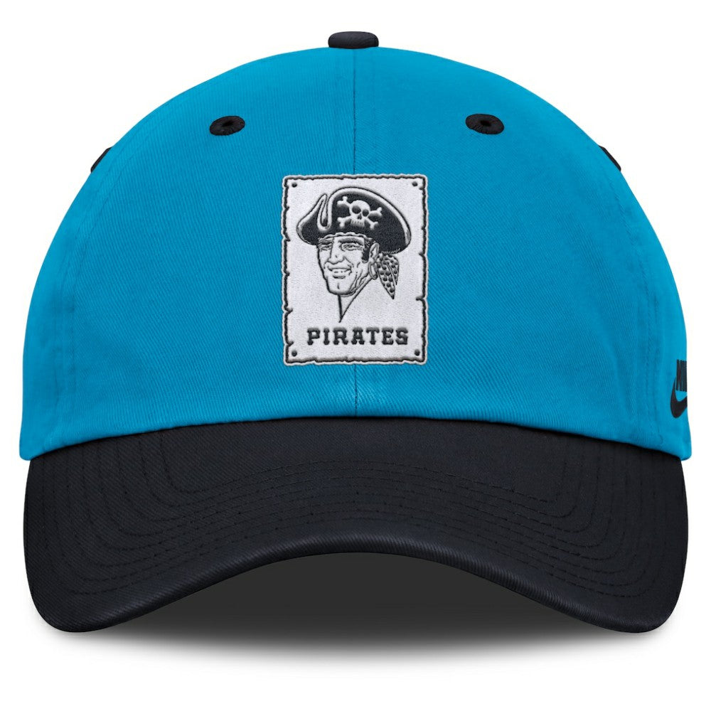 Pittsburgh Pirates Neon 90s Club Adjustable Hat Blue/Navy