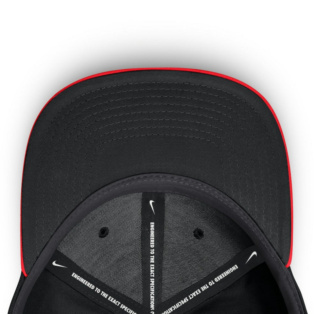 Tampa Bay Rays Neon 90s Rise SwooshFlex Hat Crimson/Black