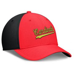 St. Louis Cardinals Neon 90s Rise SwooshFlex Hat Crimson/Black