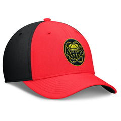 Houston Astros Neon 90s Rise SwooshFlex Hat Crimson/Black