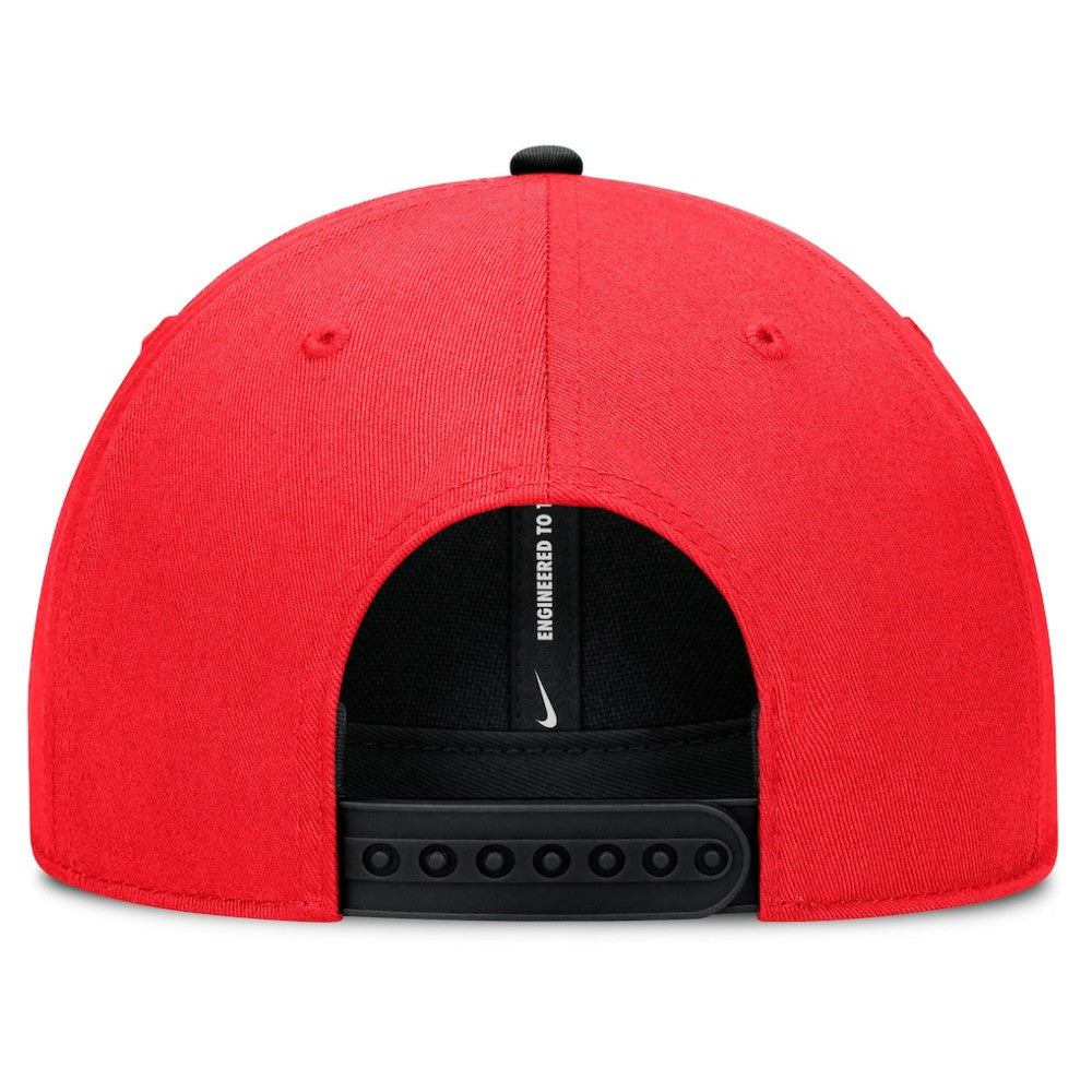Seattle Mariners Neon 90s Rise Adjustable Hat Crimson/Black