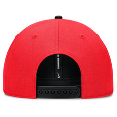 Atlanta Braves Neon 90s Rise Adjustable Hat Crimson/Black