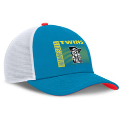 Minnesota Twins Neon 90s Rise Structured Performance Adjustable Trucker Hat Teal