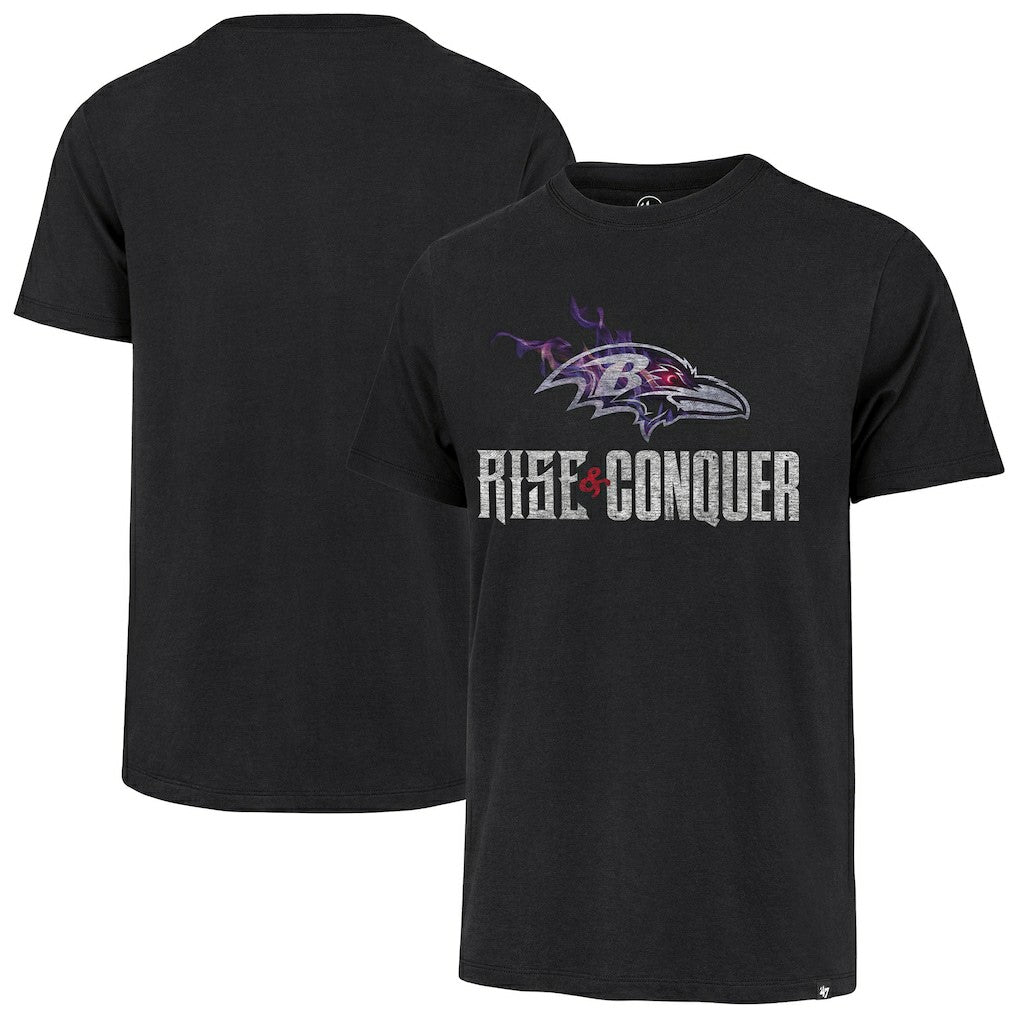 Baltimore Ravens '47 Rise and Conquer Franklin T-Shirt - Black online