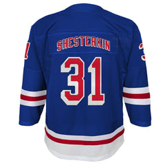 Igor Shesterkin New York Rangers Youth Home Premier Player Jersey - Blue Jerseys