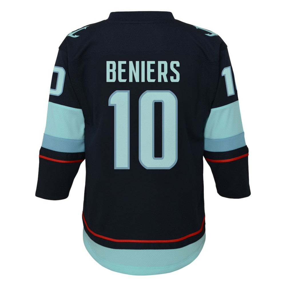 Matty Beniers Seattle Kraken Youth Alternate Replica Player Jersey - Navy Jerseys