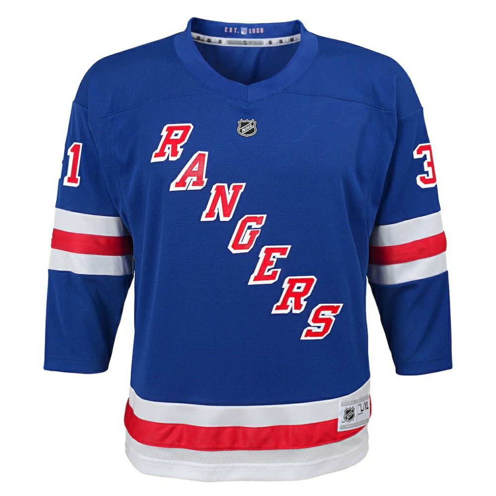 Igor Shesterkin New York Rangers Youth Home Replica Player Jersey - Blue Jerseys