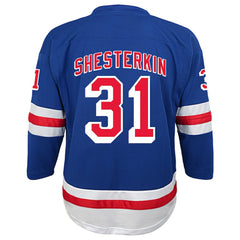 Igor Shesterkin New York Rangers Youth Home Replica Player Jersey - Blue Jerseys