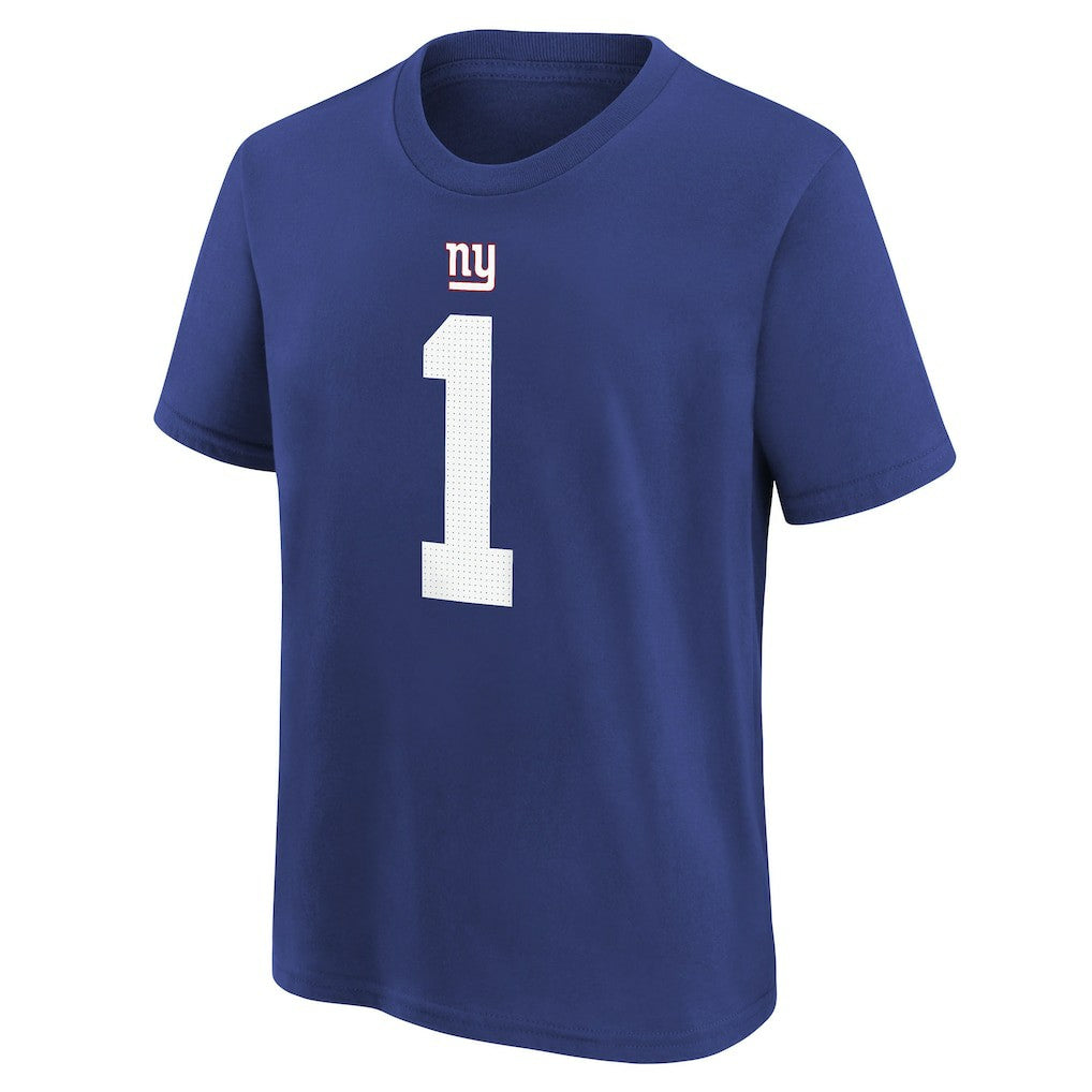 Malik Nabers New York Giants Player Name & Number T-Shirt - Royal discount