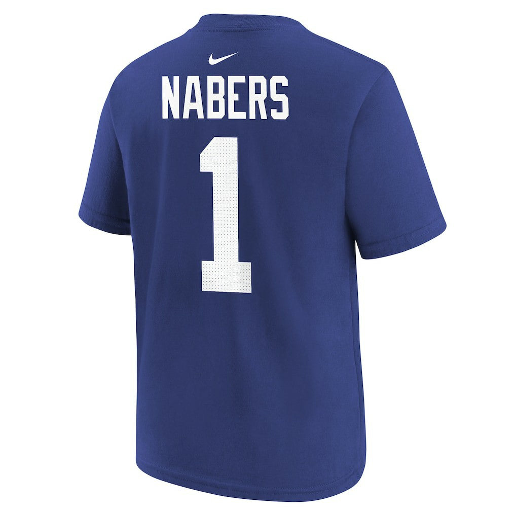 Malik Nabers New York Giants Player Name & Number T-Shirt - Royal discount