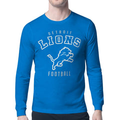 Detroit Lions Starter City Team Logo Long Sleeve T-Shirt - Blue on sale