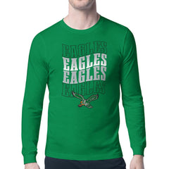 Philadelphia Eagles Starter Retro Team Logo Long Sleeve T-Shirt - Kelly Green outlet