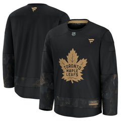 Toronto Maple Leafs Fanatics 2024 Military Appreciation Practice Jersey - Black Jerseys
