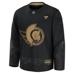 Ottawa Senators Fanatics 2024 Military Appreciation Practice Jersey - Black Jerseys