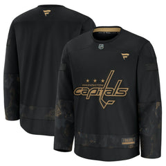 Washington Capitals Fanatics 2024 Military Appreciation Practice Jersey - Black Jerseys