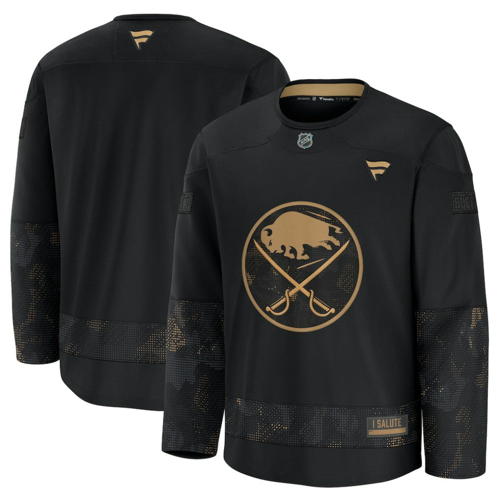 Buffalo Sabres Fanatics 2024 Military Appreciation Practice Jersey - Black Jerseys