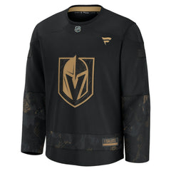 Vegas Golden Knights Fanatics 2024 Military Appreciation Practice Jersey - Black Jerseys